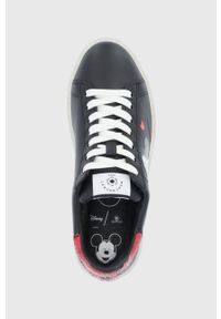 MOA Concept Buty skórzane kolor czarny na płaskiej podeszwie. Zapięcie: sznurówki. Kolor: czarny. Materiał: skóra. Obcas: na płaskiej podeszwie #2