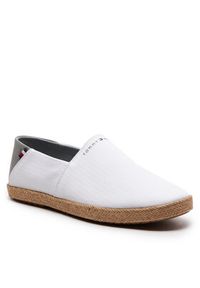 TOMMY HILFIGER - Tommy Hilfiger Espadryle Hilfiger Espadrille Core Textile FM0FM04981 Beżowy. Kolor: beżowy #7