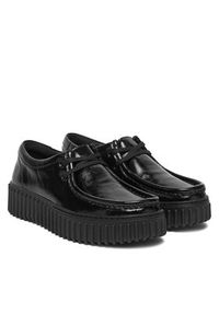 Clarks Półbuty Torhill Bee 26179111 Czarny. Kolor: czarny. Materiał: skóra, lakier #6
