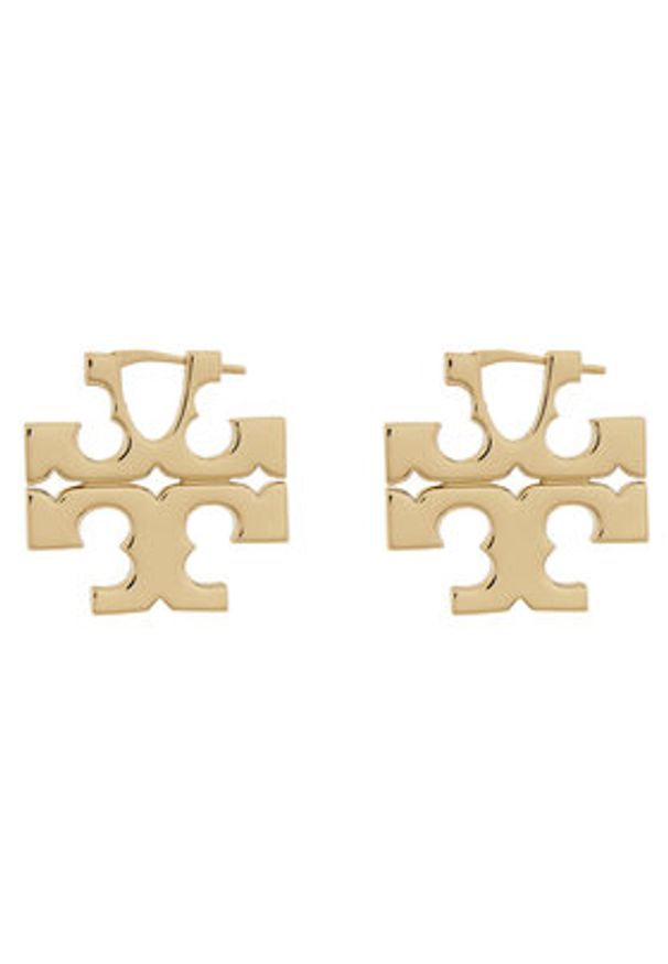 Tory Burch Kolczyki Eleanor Hidden Hoop Earring 157956 Złoty. Materiał: metalowe. Kolor: złoty