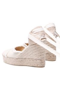 Castañer Espadryle Clarina/8ed/001 022997-203 Biały. Kolor: biały. Materiał: skóra #4