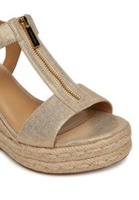 MICHAEL Michael Kors Espadryle Berkley 40S4BRMS9D Złoty. Kolor: złoty. Materiał: skóra