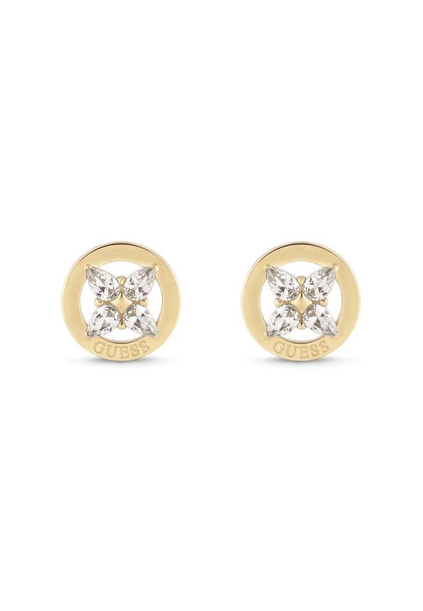 Kolczyki Guess. Materiał: złote. Kolor: złoty