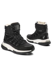 Czarne Śniegowce Mustang Ocieplane Buty Damskie. Kolor: czarny. Materiał: futro, skóra ekologiczna. Sezon: zima. Styl: elegancki #6