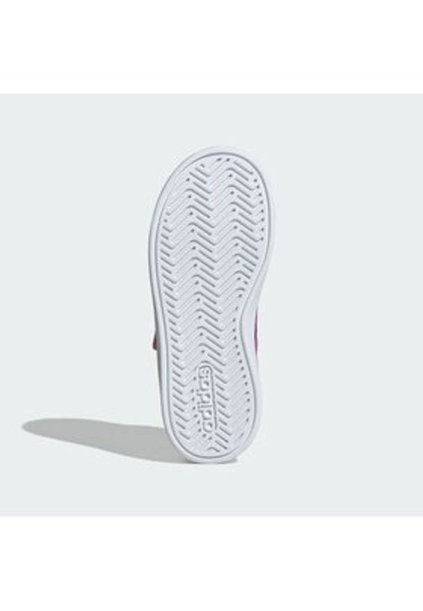 Adidas - adidas Sneakersy Grand Court 3.0 Girls Shoes Children KI1755 Różowy. Kolor: różowy. Materiał: skóra