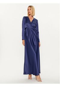 YAS Sukienka wieczorowa 26031520 Granatowy Regular Fit. Kolor: niebieski. Materiał: syntetyk. Styl: wizytowy #2
