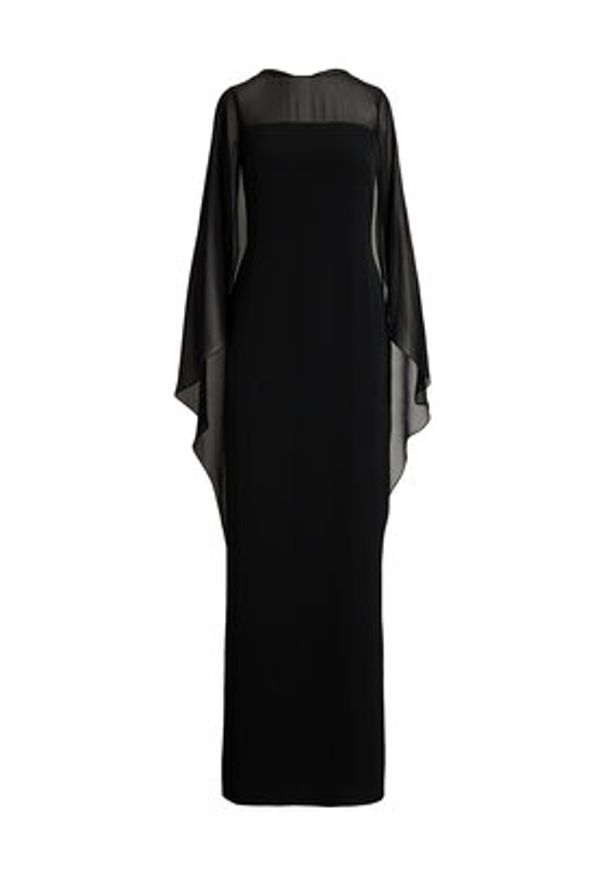 Lauren Ralph Lauren - LAUREN RALPH LAUREN Sukienka wieczorowa 253951606001 Czarny Slim Fit. Kolor: czarny. Materiał: syntetyk. Styl: wizytowy
