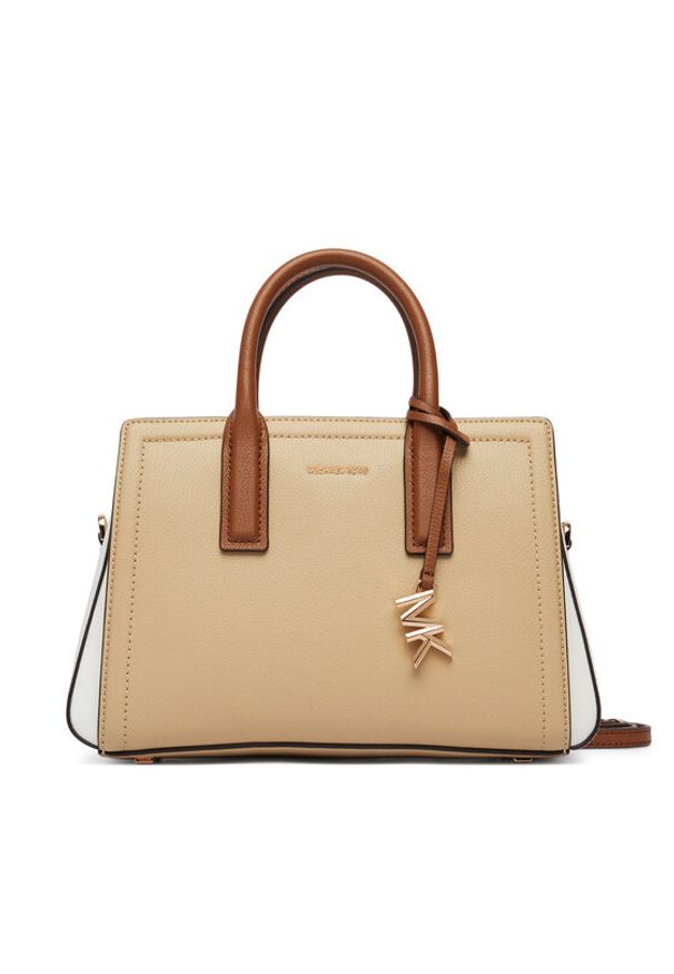MICHAEL Michael Kors Torebka 30T5G9IS1T Beżowy. Kolor: beżowy. Materiał: skórzane