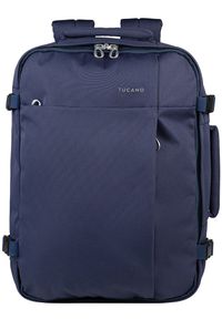 TUCANO - Plecak podróżny i na laptop 17" Tucano BKTUG-ML-B, standardowe linie lotnicze, niebieski. Kolor: niebieski. Styl: klasyczny