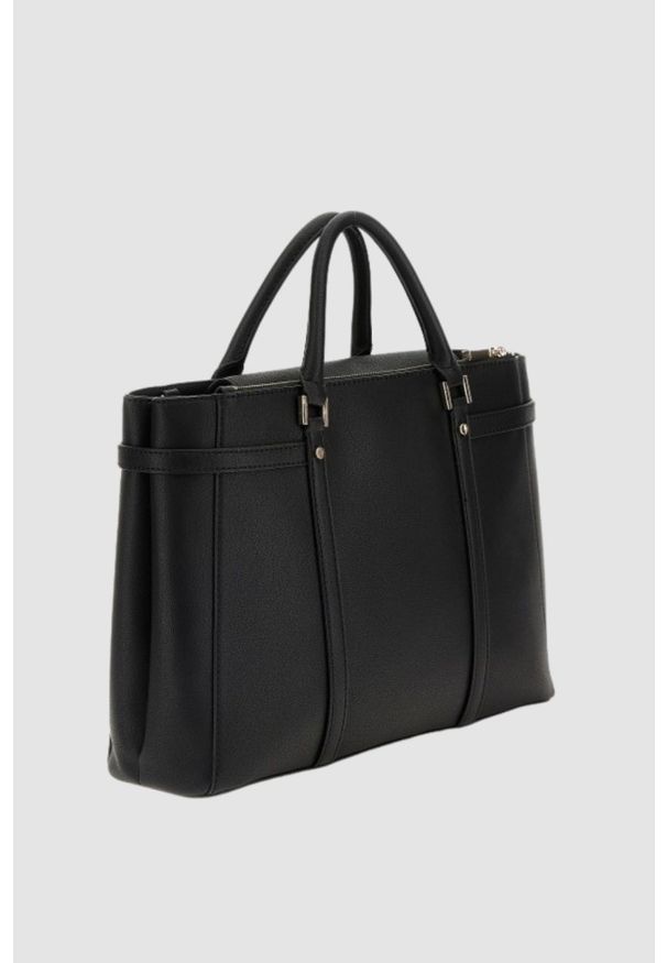 Guess - GUESS Czarna torebka Emilee. Kolor: czarny