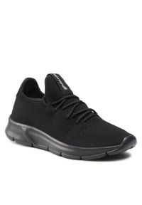 Sneakersy Sprandi WP66-18133 Black 2. Kolor: czarny. Materiał: materiał #1