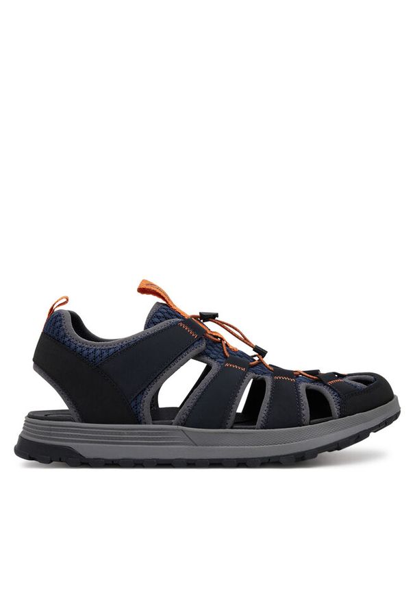 Sandały Clarks. Kolor: niebieski