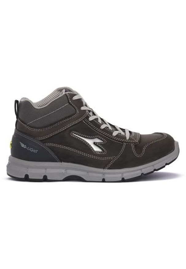 Buty do chodzenia męskie Diadora Utility Run Mid Fo Sr Esd. Zapięcie: sznurówki. Kolor: wielokolorowy. Materiał: materiał, skóra, tkanina, syntetyk. Szerokość cholewki: normalna. Sport: turystyka piesza, bieganie