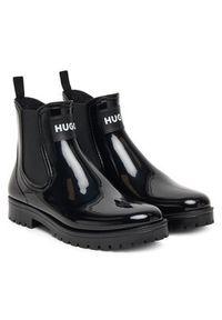 Hugo - HUGO Kalosze Tabita Rain Bootie 50498397 Czarny. Kolor: czarny. Materiał: syntetyk #6