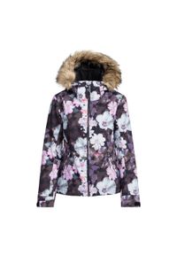 Roxy - Kurtka snowboardowa damska ROXY Jet Ski. Kolor: czarny, wielokolorowy. Sezon: zima. Sport: snowboard