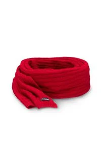 Zimowy szalik damski PaMaMi - Czerwony. Okazja: na spacer. Kolor: czerwony. Materiał: poliamid, akryl. Sezon: zima #1