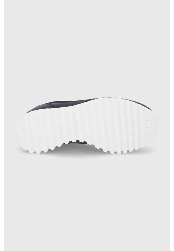 Emporio Armani Buty kolor czarny. Zapięcie: sznurówki. Kolor: czarny. Materiał: guma