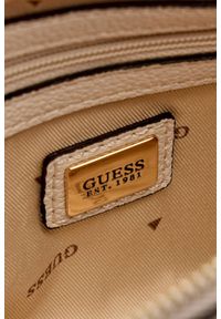 Guess - GUESS Brązowa damska kopertówka 2 w 1 Noelle II. Kolor: brązowy. Materiał: skórzane. Rozmiar: małe #11