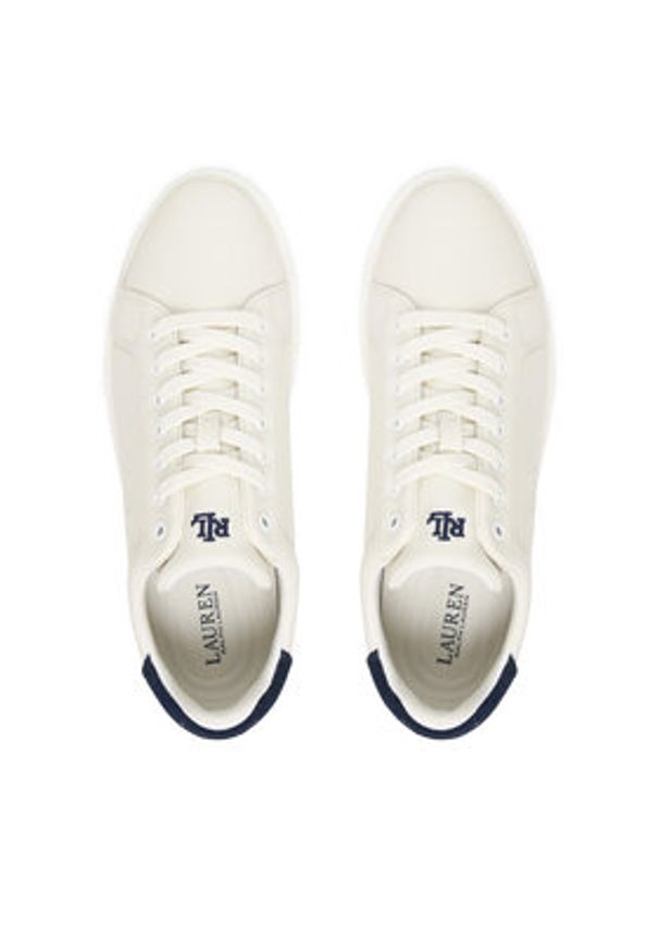 Lauren Ralph Lauren - LAUREN RALPH LAUREN Sneakersy 802P04425001 Biały. Kolor: biały. Materiał: skóra