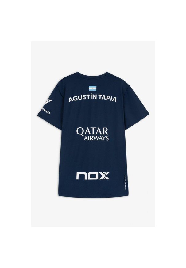 NOX - Koszulka Nox Niebieska do Sportu. Kolor: niebieski. Materiał: poliester