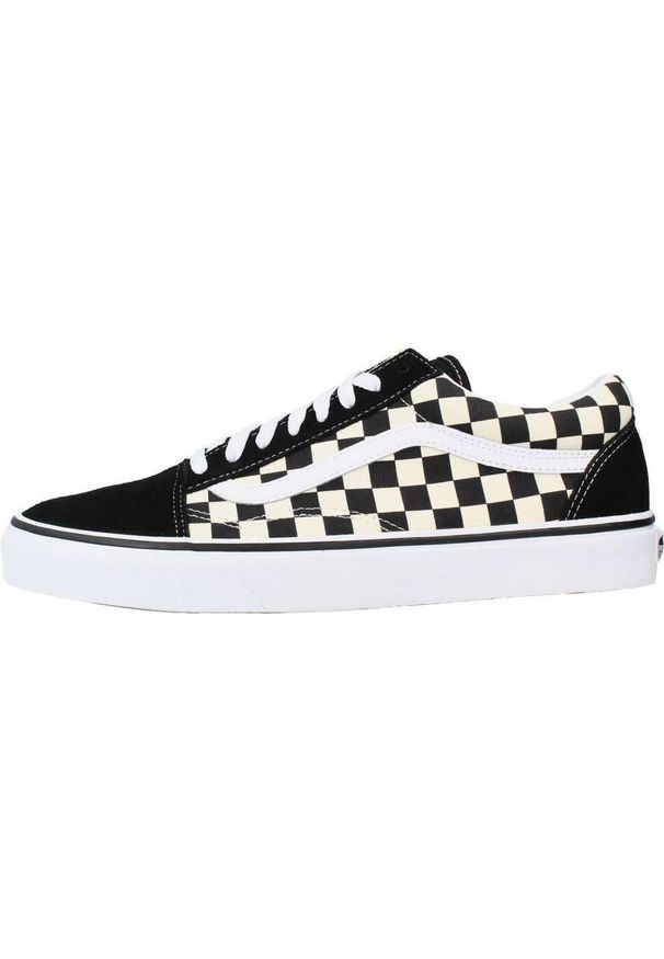 Tenisówki Vans Model Old Skool Primary Check Kolor Czarny. Kolor: czarny. Materiał: skóra, syntetyk, tkanina, materiał. Model: Vans Old Skool
