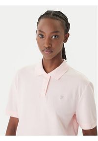 Guess Polo V6GP11 K3278 Różowy Regular Fit. Typ kołnierza: polo. Kolor: różowy. Materiał: bawełna #3