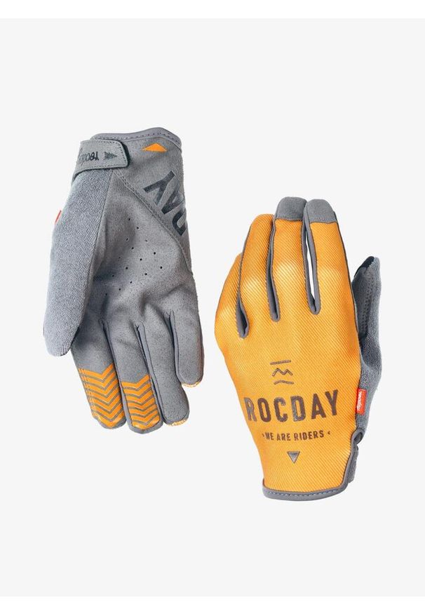ROCDAY - Rękawice rowerowe MTB męskie Rocday Element New. Kolor: żółty