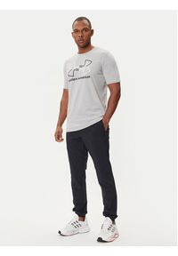 Under Armour T-Shirt Ua Gl Foundation Update Ss 1382915-011 Szary Loose Fit. Kolor: szary. Materiał: bawełna