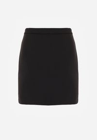 Born2be - Czarna Gładka Spódnica VICES o Ołówkowym Kroju Abilura. Okazja: na spotkanie biznesowe, do pracy, na komunię. Kolor: czarny. Wzór: gładki. Styl: biznesowy #2