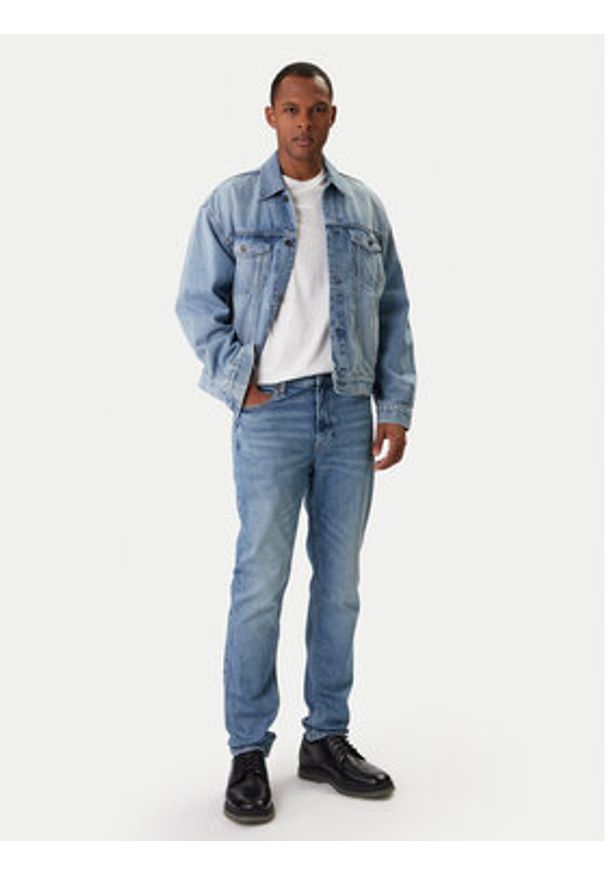 Calvin Klein Jeans Jeansy LV04RE700G Niebieski Slim Fit. Kolor: niebieski