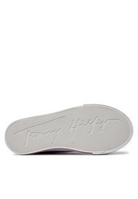 TOMMY HILFIGER - Tommy Hilfiger Trampki Low Cut Lace-Up Sneaker T3A9-33185-1687 M Czarny. Kolor: czarny. Materiał: materiał #3