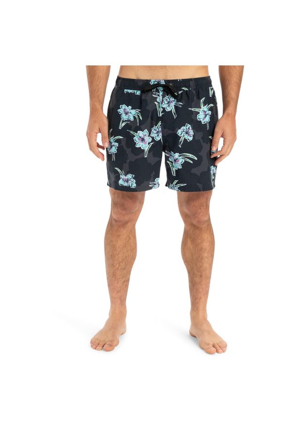 Quiksilver - Szorty kąpielowe dla Mężczyzn EVERYDAY STRAIGHT 15" Czarny. Kolor: czarny. Materiał: poliester, materiał. Styl: sportowy