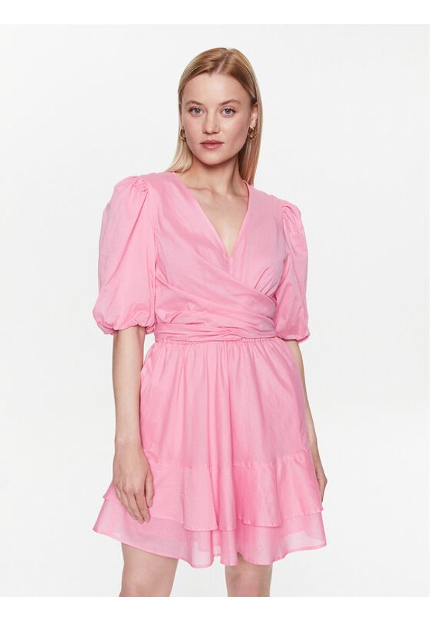 Lauren Ralph Lauren Sukienka codzienna 250903205001 Różowy Regular Fit. Okazja: na co dzień. Kolor: różowy. Typ sukienki: proste. Styl: casual