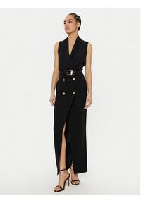 Versace Jeans Couture Spódnica maxi 78HAE802 N0432 Czarny Regular Fit. Kolor: czarny. Materiał: wiskoza #3