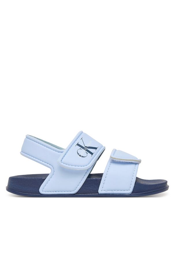 Sandały Calvin Klein. Kolor: niebieski