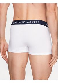 Lacoste Komplet 5 par bokserek 5H5203 Biały. Kolor: biały. Materiał: bawełna