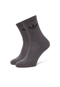 Adidas - adidas Zestaw 6 par wysokich skarpet unisex Trefoil Cushion JY2680 Kolorowy. Materiał: materiał, bawełna. Wzór: kolorowy #8