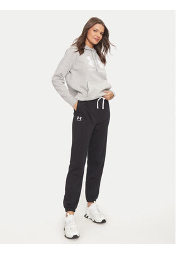 Under Armour Spodnie dresowe Ua Rival 1382735 Czarny Loose Fit. Kolor: czarny. Materiał: bawełna
