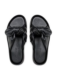 Jenny Fairy Klapki WS106-08 Czarny. Kolor: czarny. Materiał: skóra #5