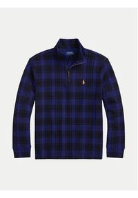 Polo Ralph Lauren Sweter 710920192002 Granatowy Regular Fit. Typ kołnierza: polo. Kolor: niebieski. Materiał: bawełna #3