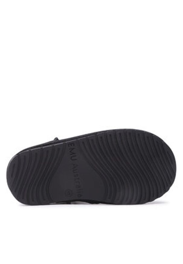 EMU Australia Śniegowce Wallaby Mini Play K12748 Czarny. Kolor: czarny. Materiał: skóra