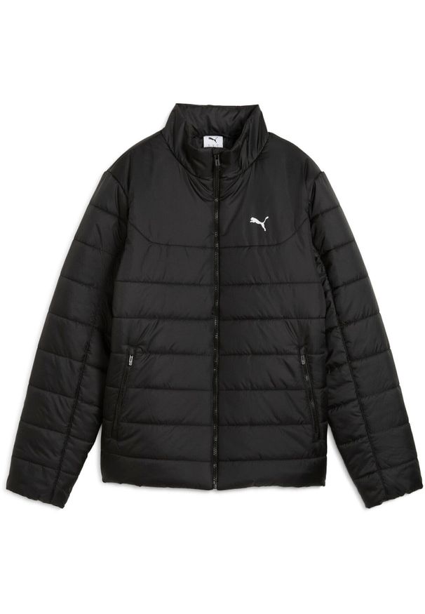 Kurtka Puma Ess Padded Jacket, Kobiety. Kolor: czarny. Materiał: poliester, materiał, puch. Sport: turystyka piesza
