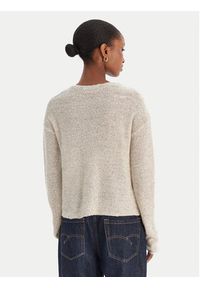 Vero Moda Bluzka Leilani 10318223 Beżowy Loose Fit. Kolor: beżowy. Materiał: syntetyk #4