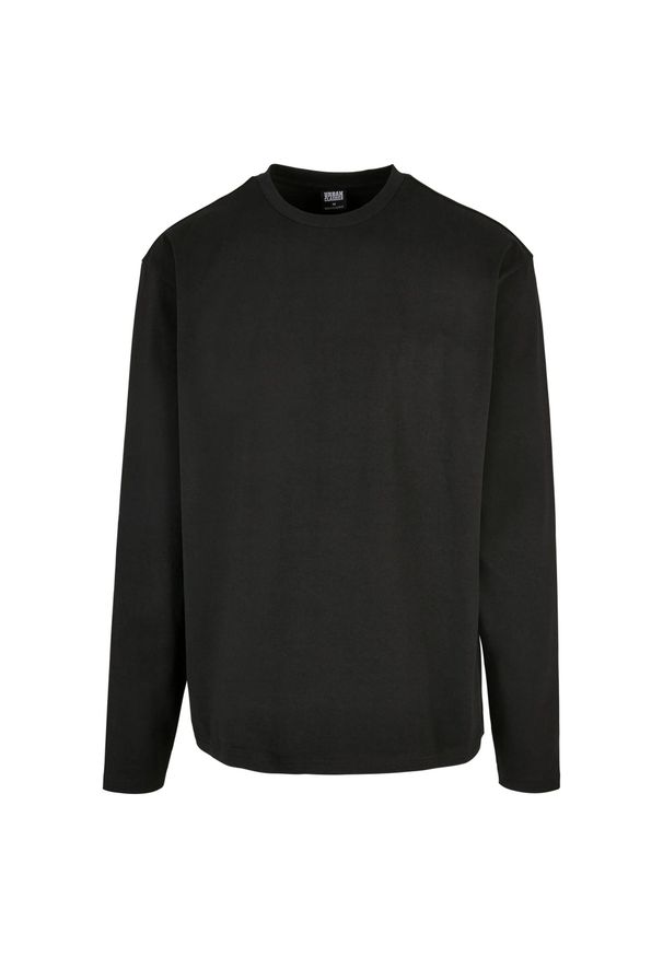 Urban Classics - Męska Koszulka Z Długim Rękawem Ultra Heavyweight Oversized T-shirt. Kolor: czarny. Długość rękawa: długi rękaw. Długość: długie. Sport: turystyka piesza