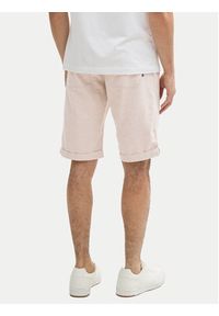 Tom Tailor Szorty materiałowe 1044715 Beżowy Regular Fit. Kolor: beżowy. Materiał: len #4