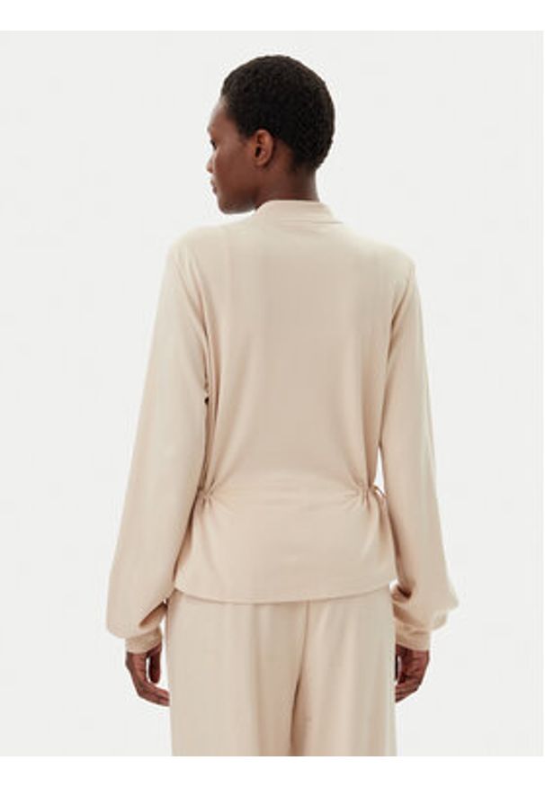 Liu Jo Sport Bluza TA5190 J5942 Beżowy Regular Fit. Kolor: beżowy. Materiał: syntetyk. Styl: sportowy