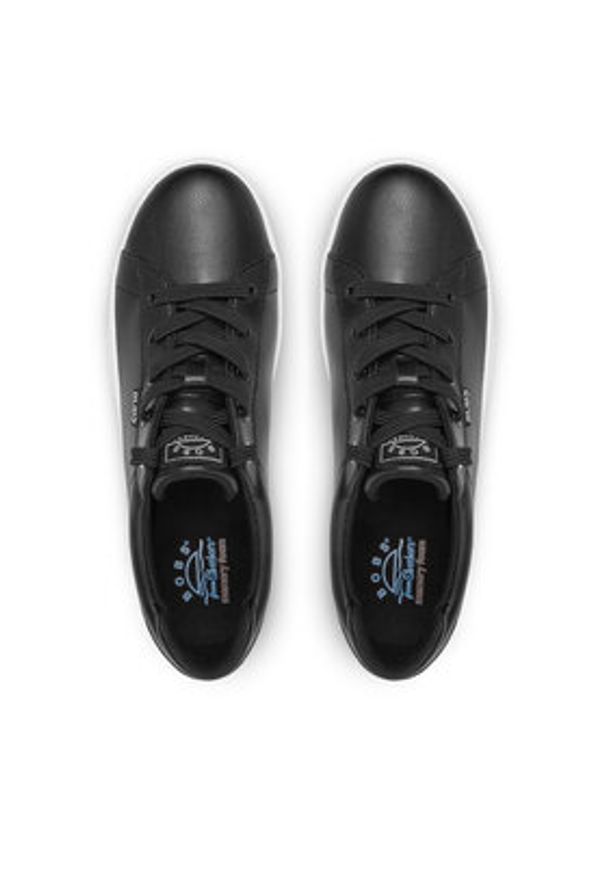 skechers - Skechers Sneakersy BOBS D'Vine Sky-Main Step 114581/BLK Czarny. Kolor: czarny. Materiał: skóra