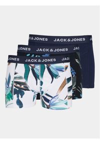 Jack & Jones - Jack&Jones Komplet 3 par bokserek Louis 12250611 Kolorowy. Materiał: bawełna. Wzór: kolorowy