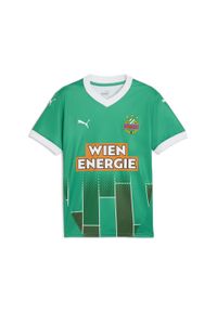 Puma - Młodzieżowa koszulka domowa SK Rapid Wiedeń PUMA Sport Green White. Kolor: biały, zielony, wielokolorowy