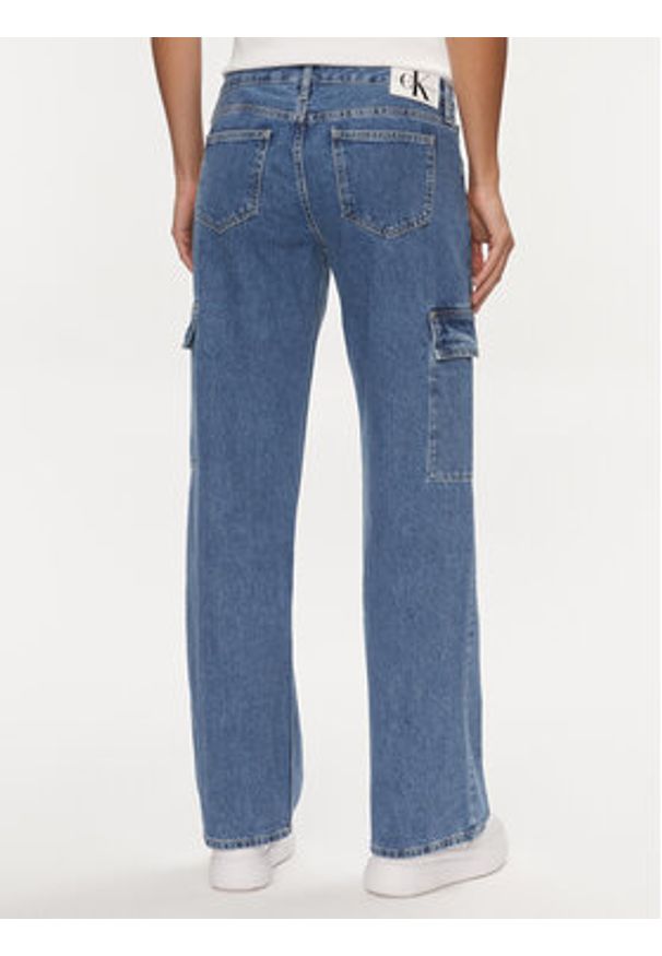 Calvin Klein Jeans Jeansy J20J223688 Niebieski Baggy Fit. Kolor: niebieski